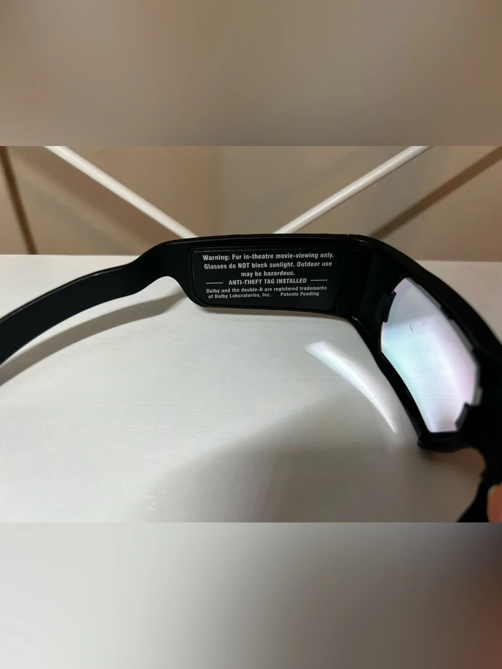 Dolby 3D digital cinema glasses